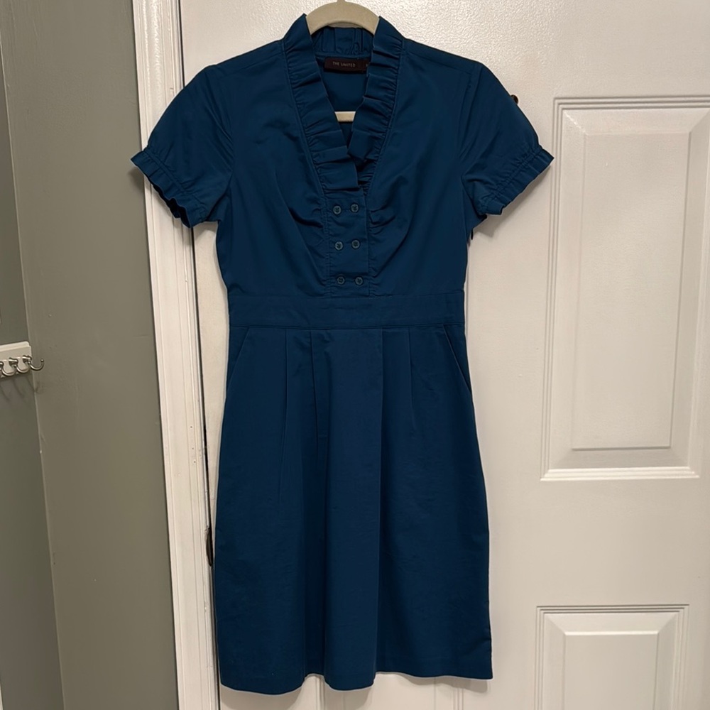 The Limited‎ Blue Midi Dress